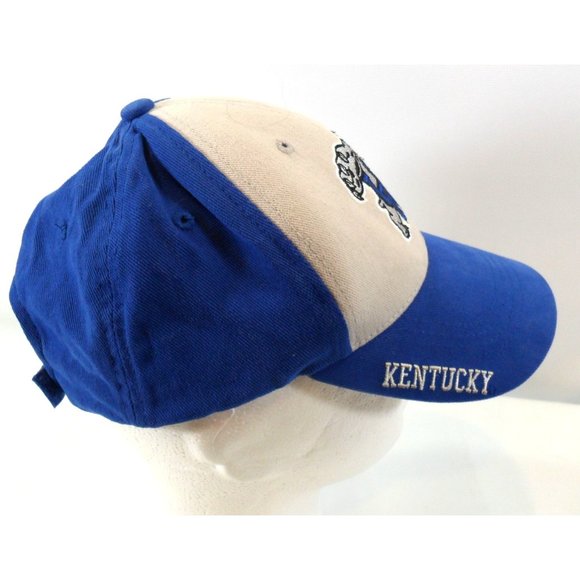 University Kentucky UK Wildcats Blue White Adj Baseball Hat Cap - Picture 5 of 7